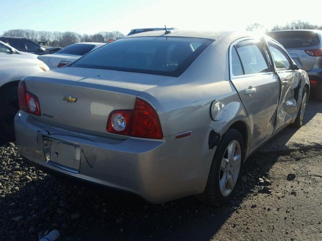 1G1ZB5EB6AF116867 - 2010 CHEVROLET MALIBU LS BEIGE photo 4