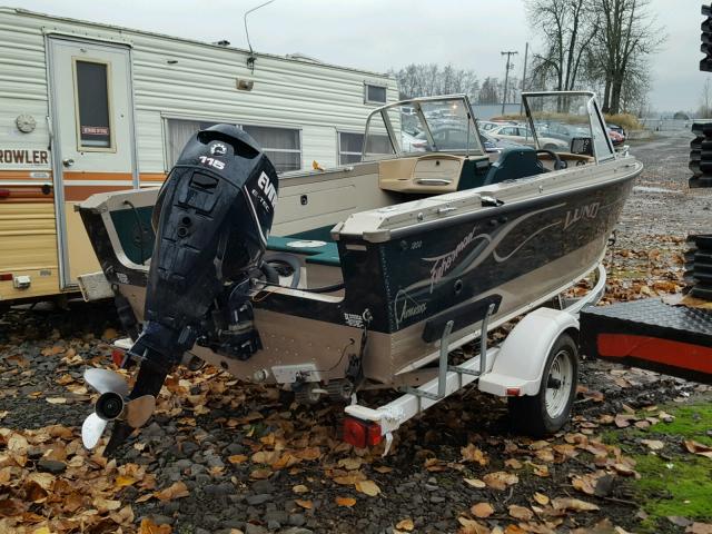 LUNAC211D999 - 1999 BOAT MARINE/TRL GREEN photo 4