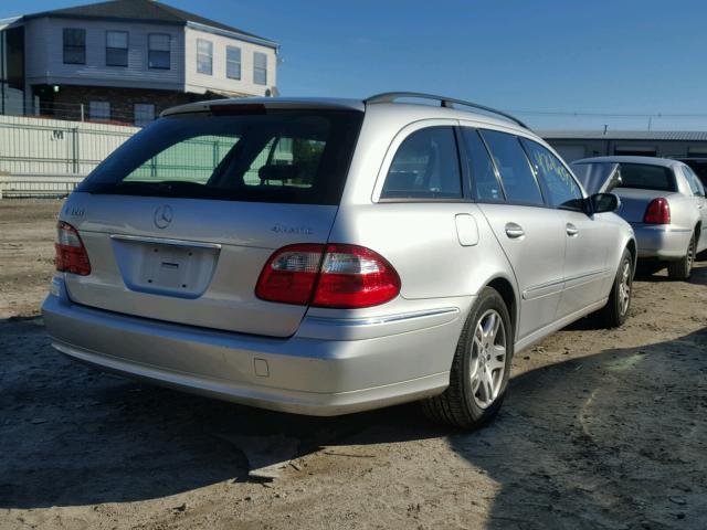 WDBUH82J84X113303 - 2004 MERCEDES-BENZ E 320 4MAT SILVER photo 4