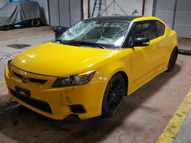 JTKJF5C70C3029373 - 2012 TOYOTA SCION TC 黄色 照片 2