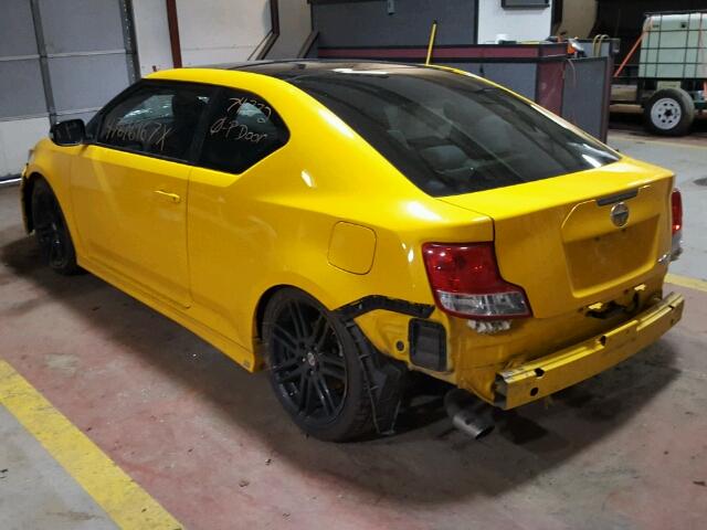 JTKJF5C70C3029373 - 2012 TOYOTA SCION TC YELLOW photo 3