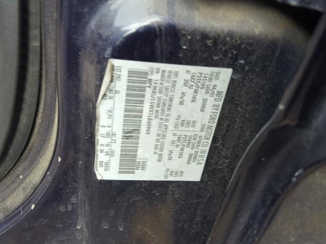 1FMRU15WX1LB40969 - 2001 FORD EXPEDITION BLUE photo 10