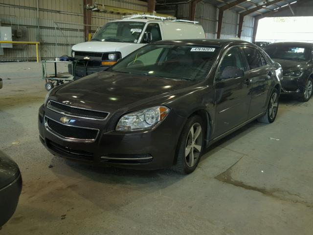 1G1ZC5EU8BF286891 - 2011 CHEVROLET MALIBU 1LT GRAY photo 2