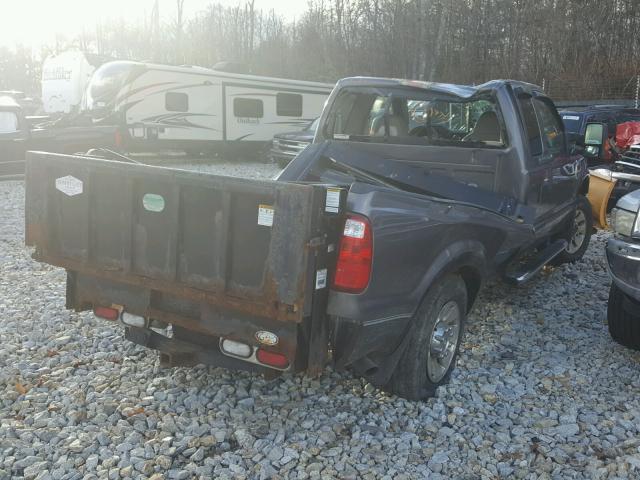 1FTSX21Y78EB50321 - 2008 FORD F250 SUPER GRAY photo 4