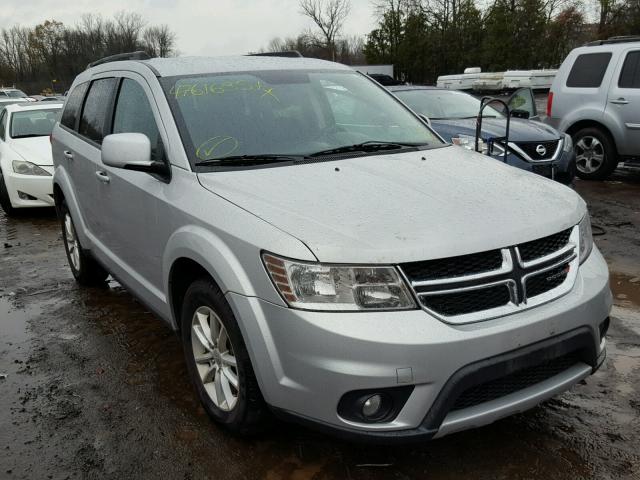 3C4PDDBG4ET128059 - 2014 DODGE JOURNEY SX SILVER photo 1