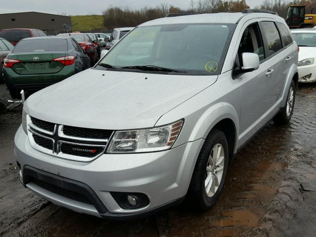 3C4PDDBG4ET128059 - 2014 DODGE JOURNEY SX SILVER photo 2