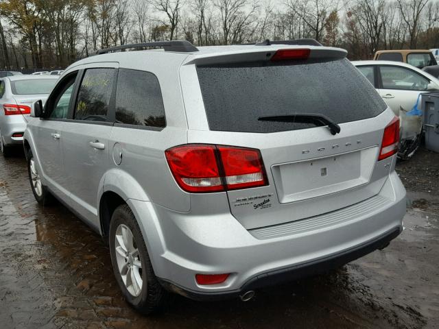 3C4PDDBG4ET128059 - 2014 DODGE JOURNEY SX SILVER photo 3