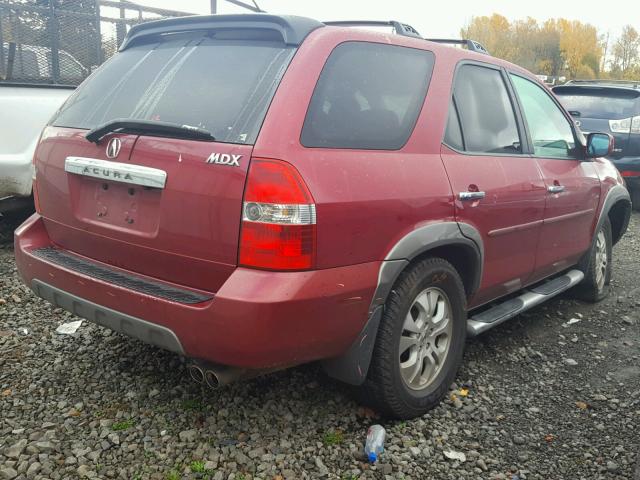 2HNYD18903H535968 - 2003 ACURA MDX TOURIN MAROON photo 4