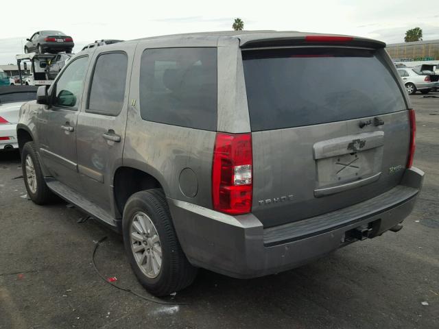 1GNFC13528R215165 - 2008 CHEVROLET TAHOE C150 GRAY photo 3