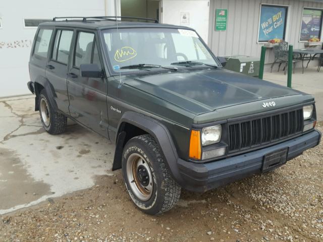 1J4FJ28S4TL206718 - 1996 JEEP CHEROKEE S GREEN photo 1