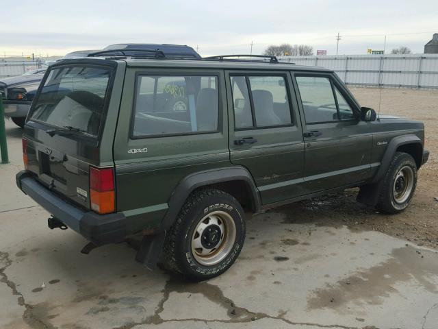 1J4FJ28S4TL206718 - 1996 JEEP CHEROKEE S GREEN photo 4