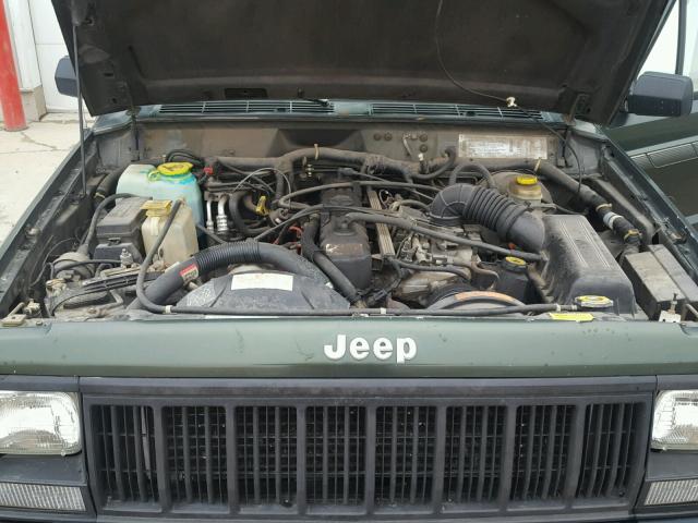 1J4FJ28S4TL206718 - 1996 JEEP CHEROKEE S GREEN photo 7