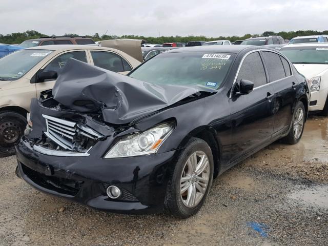 JN1DV6AP3BM604366 - 2011 INFINITI G25 BASE BLACK photo 2