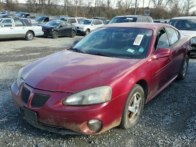 2G2WP522041313419 - 2004 PONTIAC GRAND PRIX RED photo 2