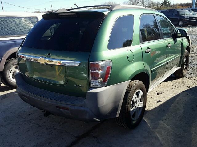 2CNDL23F556164908 - 2005 CHEVROLET EQUINOX LS GREEN photo 4