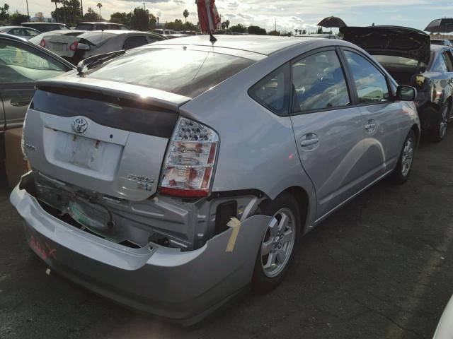 JTDKB20U777644114 - 2007 TOYOTA PRIUS SILVER photo 4