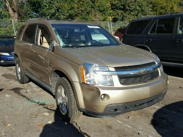 2CNDL53F786288507 - 2008 CHEVROLET EQUINOX LT TAN photo 1