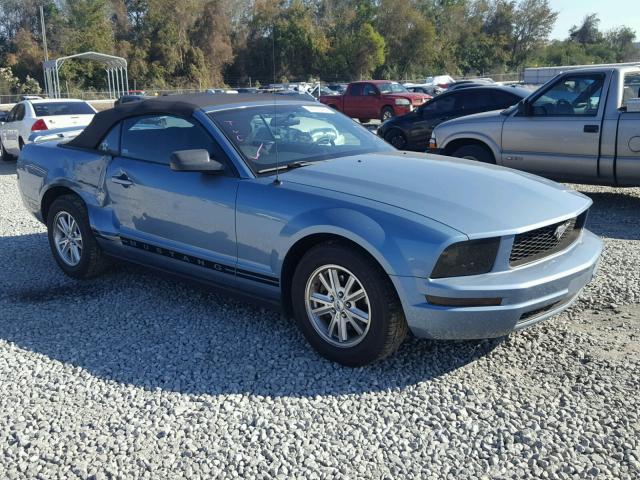 1ZVFT84N665255492 - 2006 FORD MUSTANG BLUE photo 1