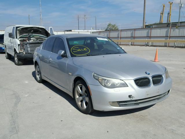 WBANU53588CT09575 - 2008 BMW 528 I SILVER photo 1