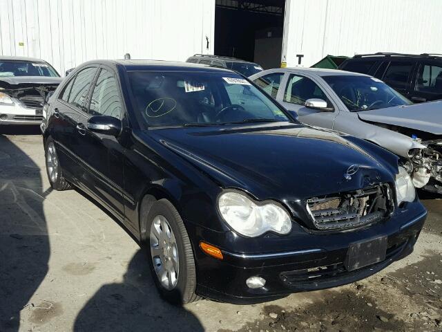 WDBRF81J15F647859 - 2005 MERCEDES-BENZ C 240 4MAT BLACK photo 1