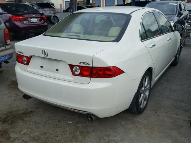 JH4CL96945C022392 - 2005 ACURA TSX WHITE photo 4