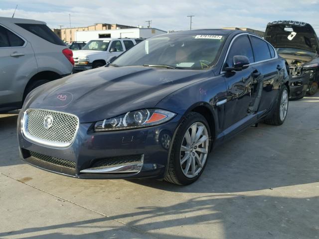 SAJWA0ES5DPS99386 - 2013 JAGUAR XF BLUE photo 2