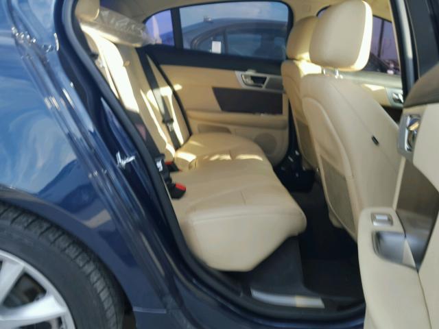 SAJWA0ES5DPS99386 - 2013 JAGUAR XF BLUE photo 6