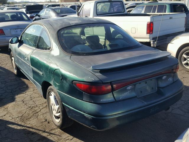 3FAKP1134XR187682 - 1999 FORD ESCORT ZX2 GREEN photo 3