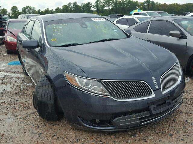 1LNHL9DK2DG609786 - 2013 LINCOLN MKS BLUE photo 1