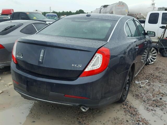 1LNHL9DK2DG609786 - 2013 LINCOLN MKS BLUE photo 4