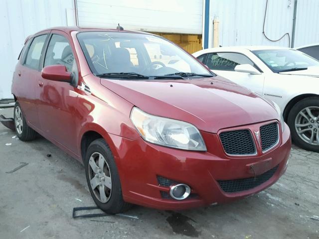 KL2TD66E09B648398 - 2009 PONTIAC G3 RED photo 1