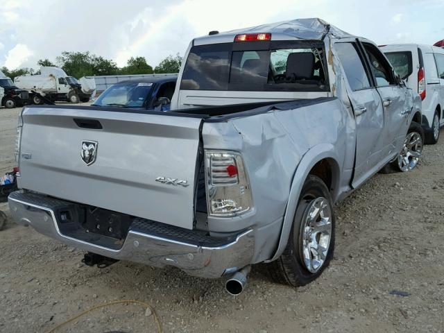 1C6RR7NT2JS271759 - 2018 RAM 1500 LARAM SILVER photo 4