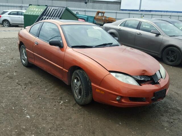 1G2JB12F547292042 - 2004 PONTIAC SUNFIRE ORANGE photo 1