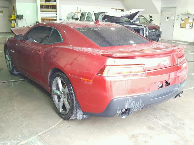 2G1FC1E39E9201010 - 2014 CHEVROLET CAMARO LT RED photo 3