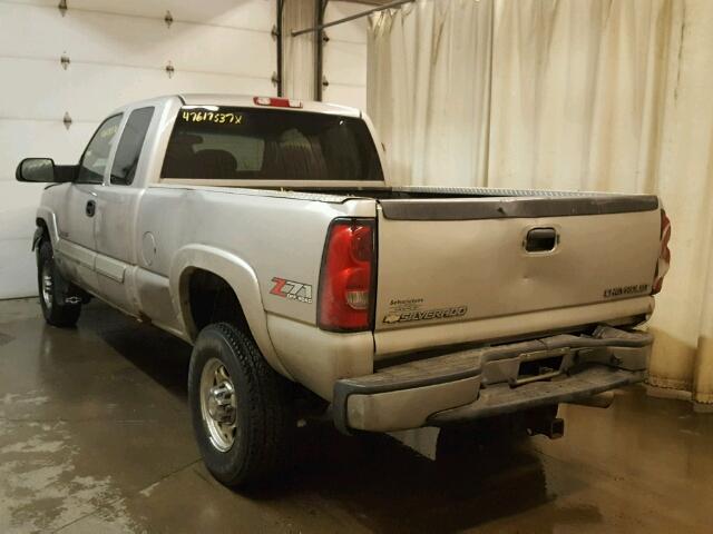 1GCHK29U75E105398 - 2005 CHEVROLET SILVERADO TAN photo 3