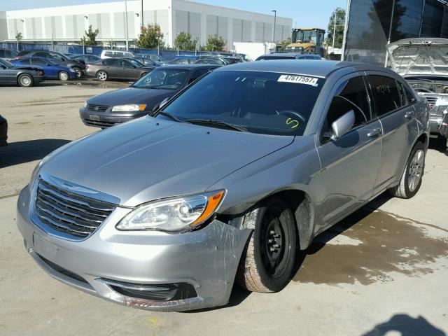 1C3CCBAB6EN123249 - 2014 CHRYSLER 200 LX GRAY photo 2