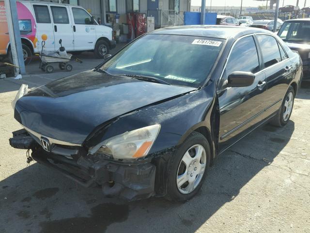 JHMCM56307C012074 - 2007 HONDA ACCORD SE BLACK photo 2