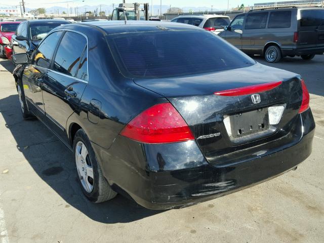 JHMCM56307C012074 - 2007 HONDA ACCORD SE BLACK photo 3