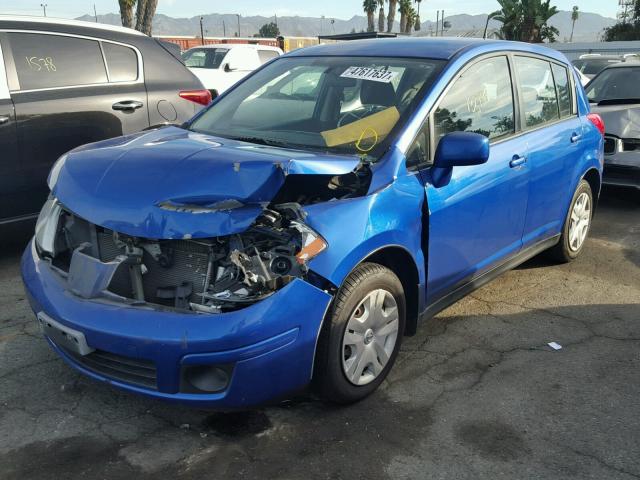 3N1BC1CP3AL379100 - 2010 NISSAN VERSA S BLUE photo 2