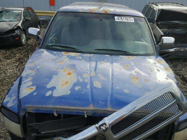 1B7HF13Y7VJ626753 - 1997 DODGE RAM 1500 BLUE photo 7