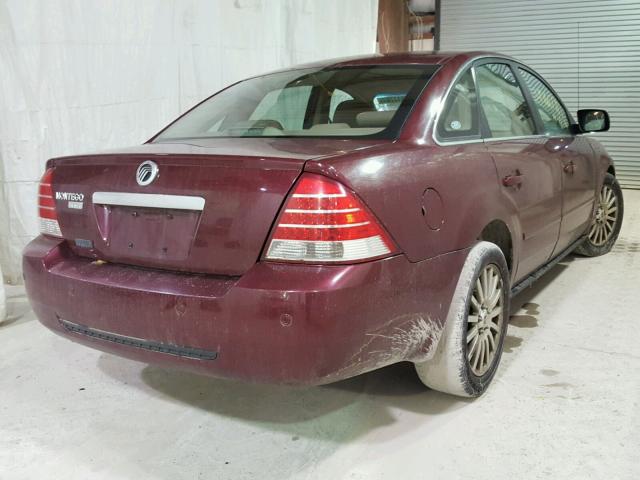 1MEHM42155G605570 - 2005 MERCURY MONTEGO PR 红色 照片 4
