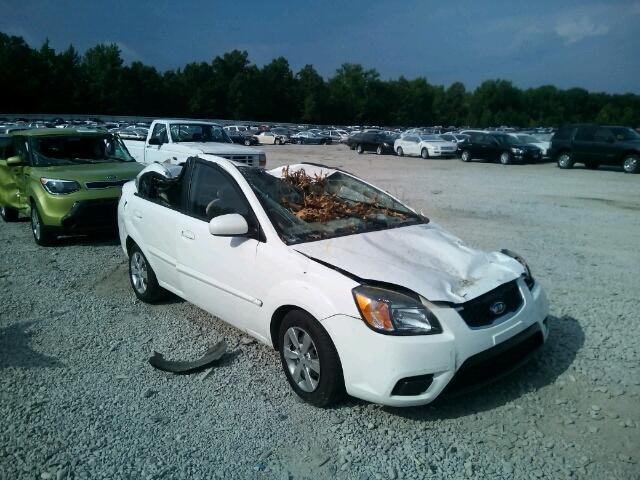 KNADH4A32A6647120 - 2010 KIA RIO LX Սպիտակ լուսանկար 1