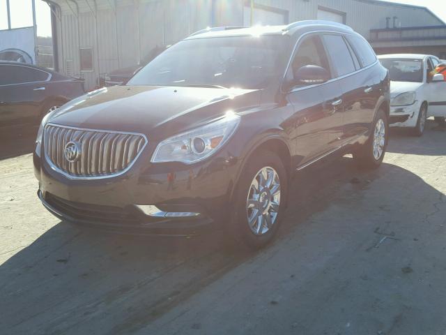 5GAKVBKDXEJ297920 - 2014 BUICK ENCLAVE BLACK photo 2