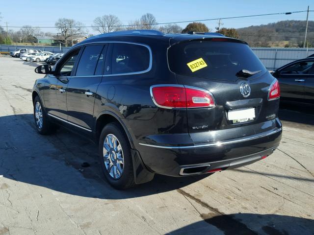 5GAKVBKDXEJ297920 - 2014 BUICK ENCLAVE შავი ფოტო 3