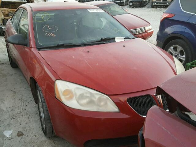 1G2ZG58N174179835 - 2007 PONTIAC G6 BASE RED photo 1