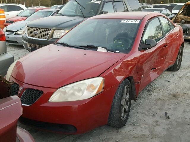 1G2ZG58N174179835 - 2007 PONTIAC G6 BASE RED photo 2