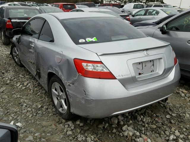 2HGFG12887H550410 - 2007 HONDA CIVIC EX SILVER photo 3