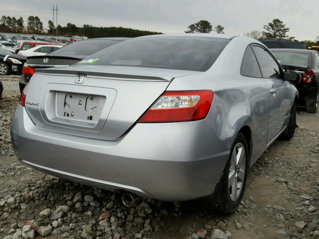 2HGFG12887H550410 - 2007 HONDA CIVIC EX SILVER photo 4