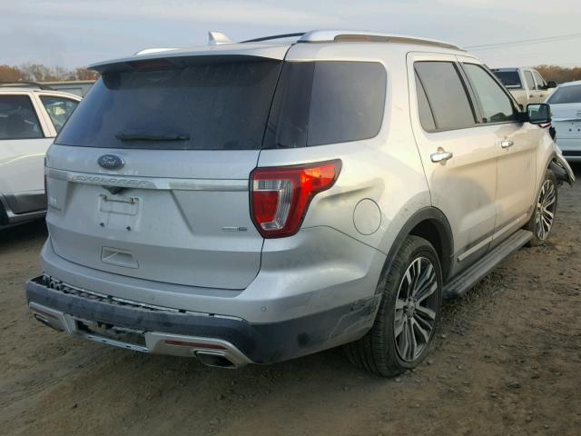 1FM5K8HT4HGC67749 - 2017 FORD EXPLORER P GRAY photo 4