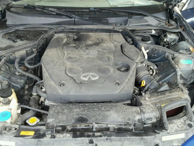 JNKCV51E54M112490 - 2004 INFINITI G35 BLUE photo 7